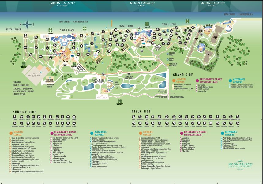 Mapa de Moon Palace